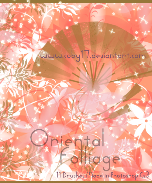 Oriental Folliage Brushes