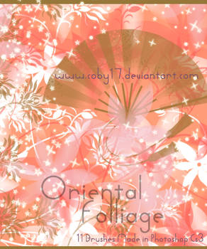 Oriental Folliage Brushes