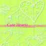 Cute Hearts Photoshop Brushes