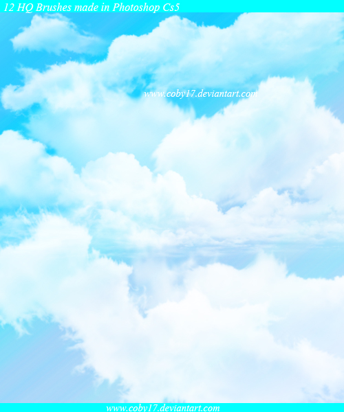 Clouds in the Sky HQ Brushes