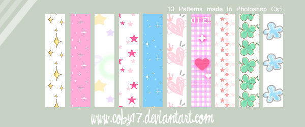 Cute Little Things Patterns by Coby17 on DeviantArt