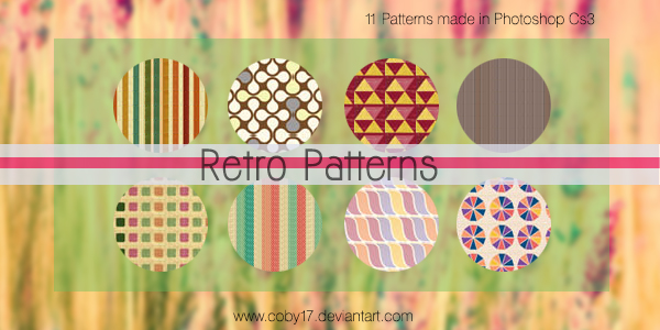 Retro Photoshop Patterns