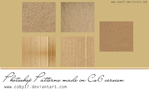 Cardboard Patterns by Coby17 on DeviantArt