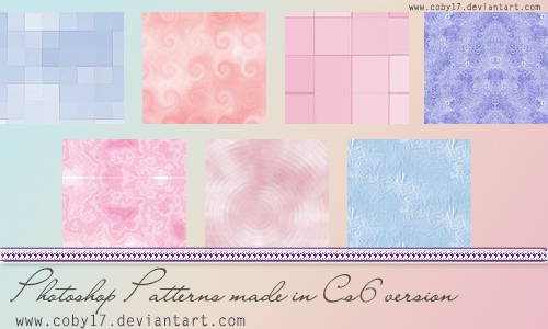 Blue and Pink patterns by Coby17 on DeviantArt