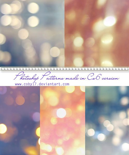 Blurred Lights Photoshop patterns