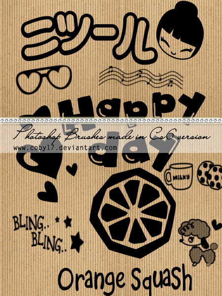 Kawaii Things Photoshop Brushes by Coby17 on DeviantArt