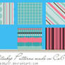 Pink and Blue Photoshop Pattern