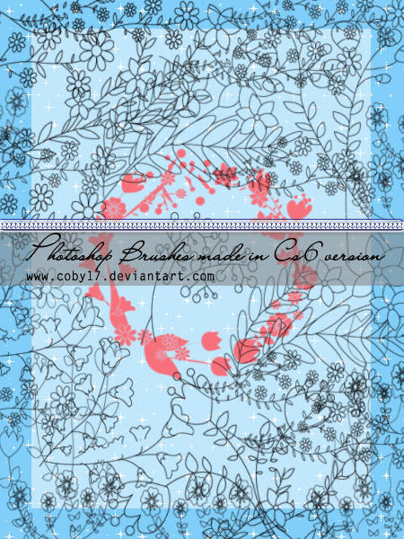 Floral Elements Photoshop brushes by Coby17 on DeviantArt