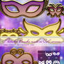 Mardi Grass Masks Brushes