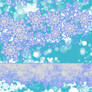 Snowflake Borders And Glitters Photoshop Brushes.