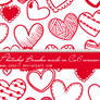 Hearts and Hearts Photoshop Brushes