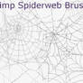 GIMP spiderweb brushes