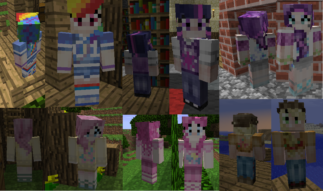 Pony minecraft skins -UPDATED-