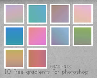 10 free gradients for psp