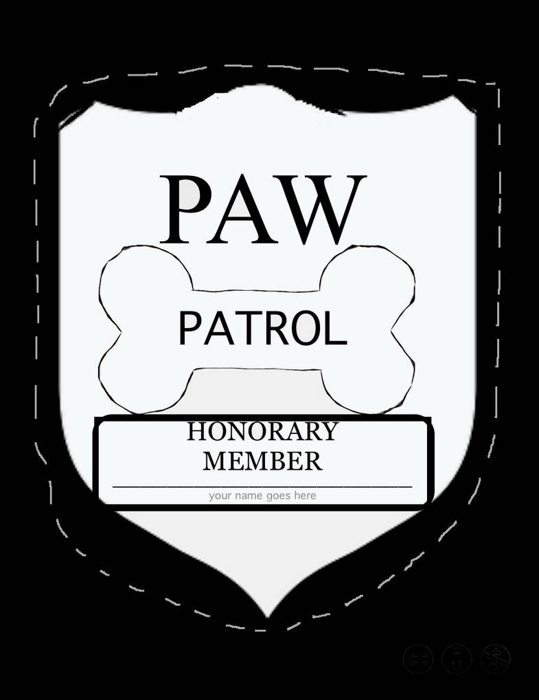 Paw Patrol Honorary Member Fan Badge by AmaniTheLion on DeviantArt