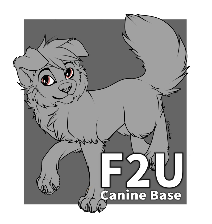 F2U - Canine Base - Many Variations! V2.1 by ShemaLioness on DeviantArt