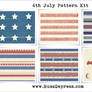 4 of july stars and stripes pattern kit