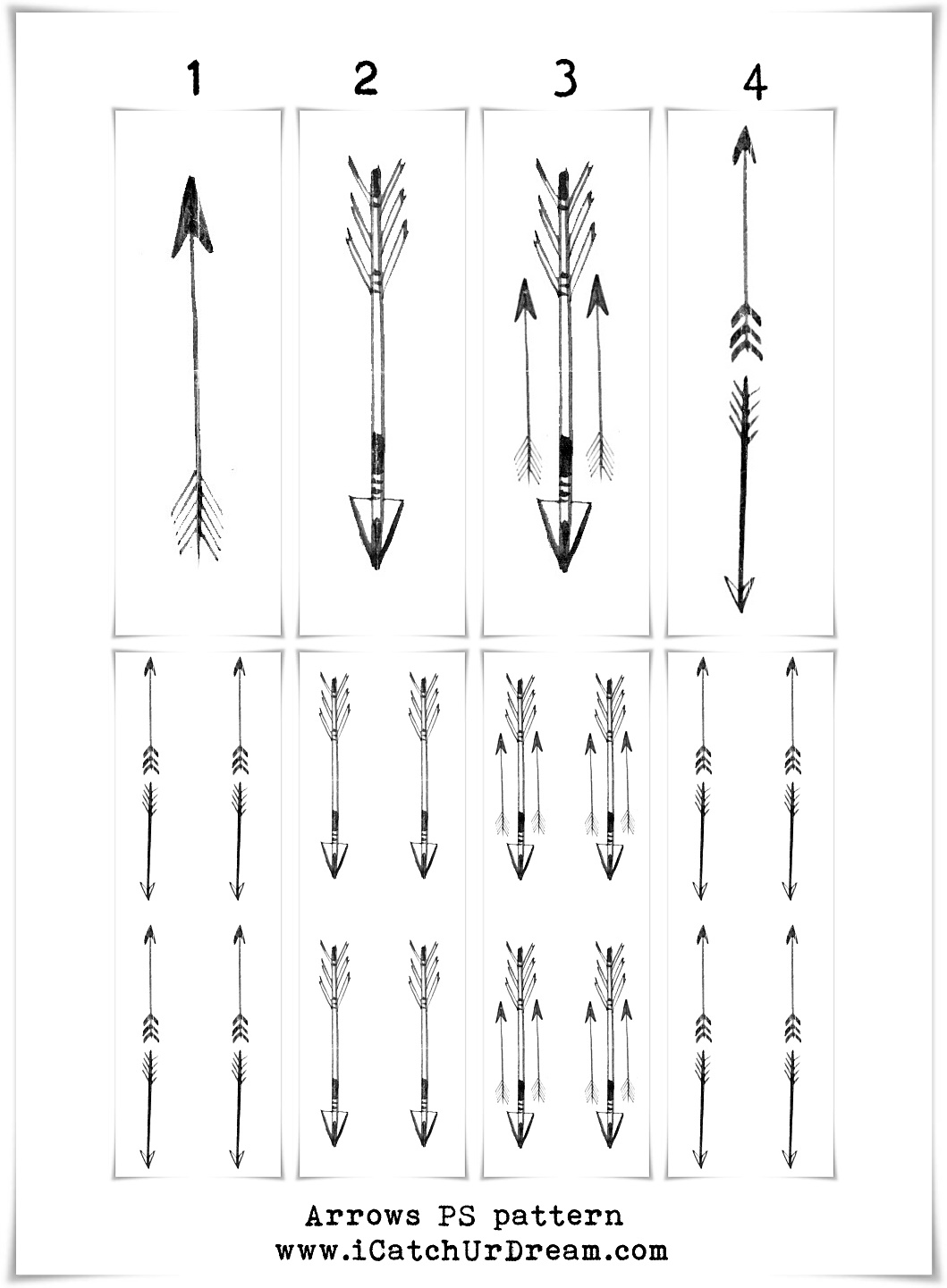 Arrows PS pattern kit by iCatchUrDream on DeviantArt
