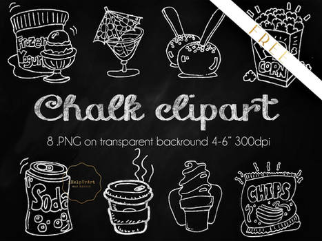 FREE Chalky Clipart .PNG