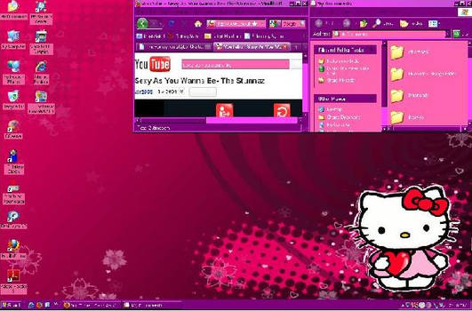 Hello Kitty Puple and Pink