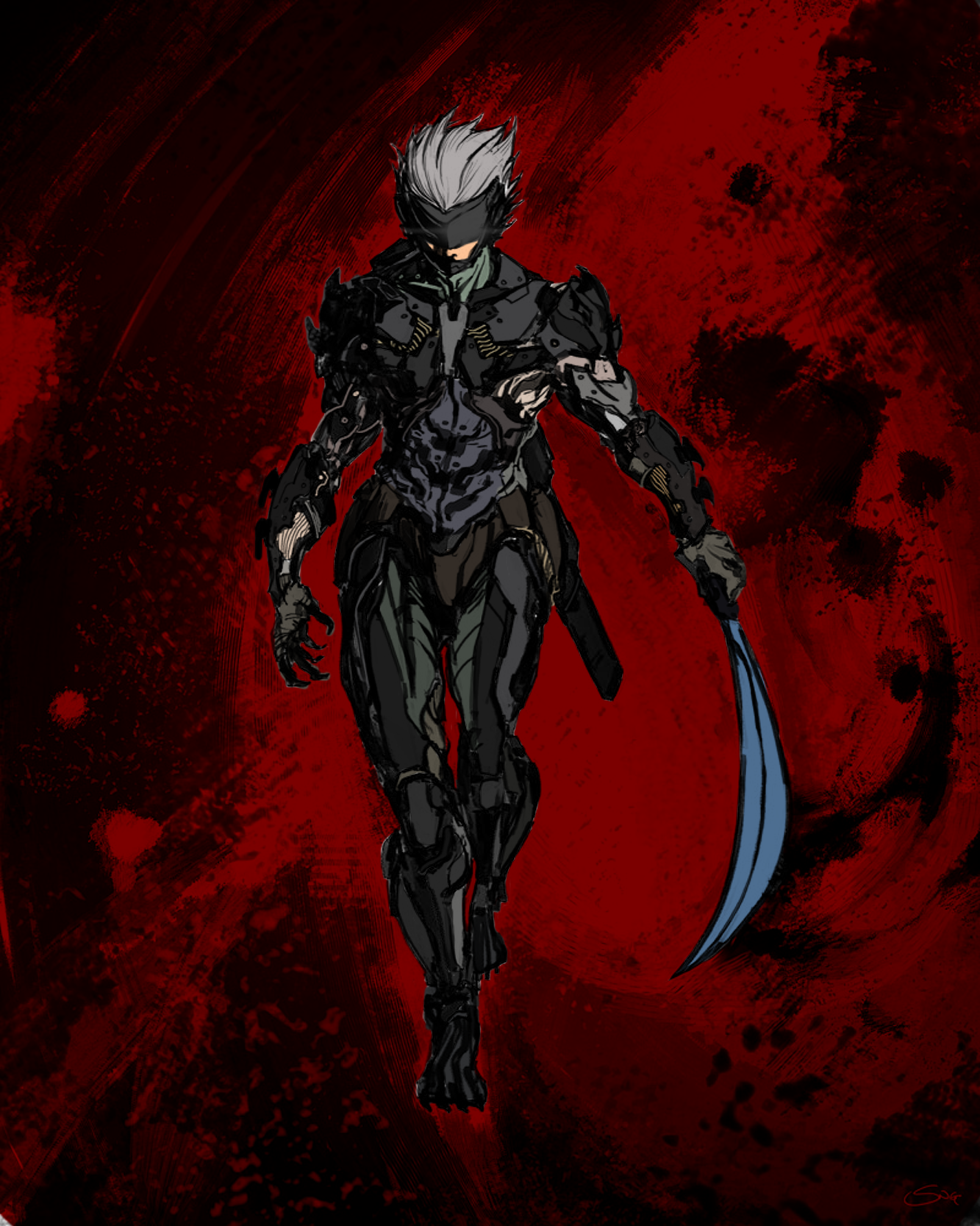 Raiden Revengeance Colouring