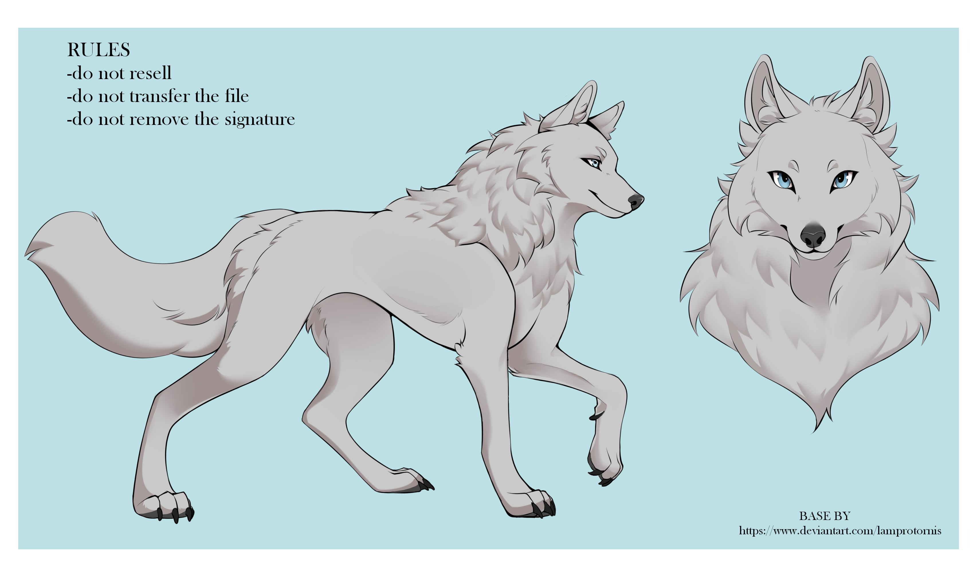 P2U Base wolf by LAMPROTORNIS on DeviantArt