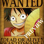 One Piece Wanted Poster PSD