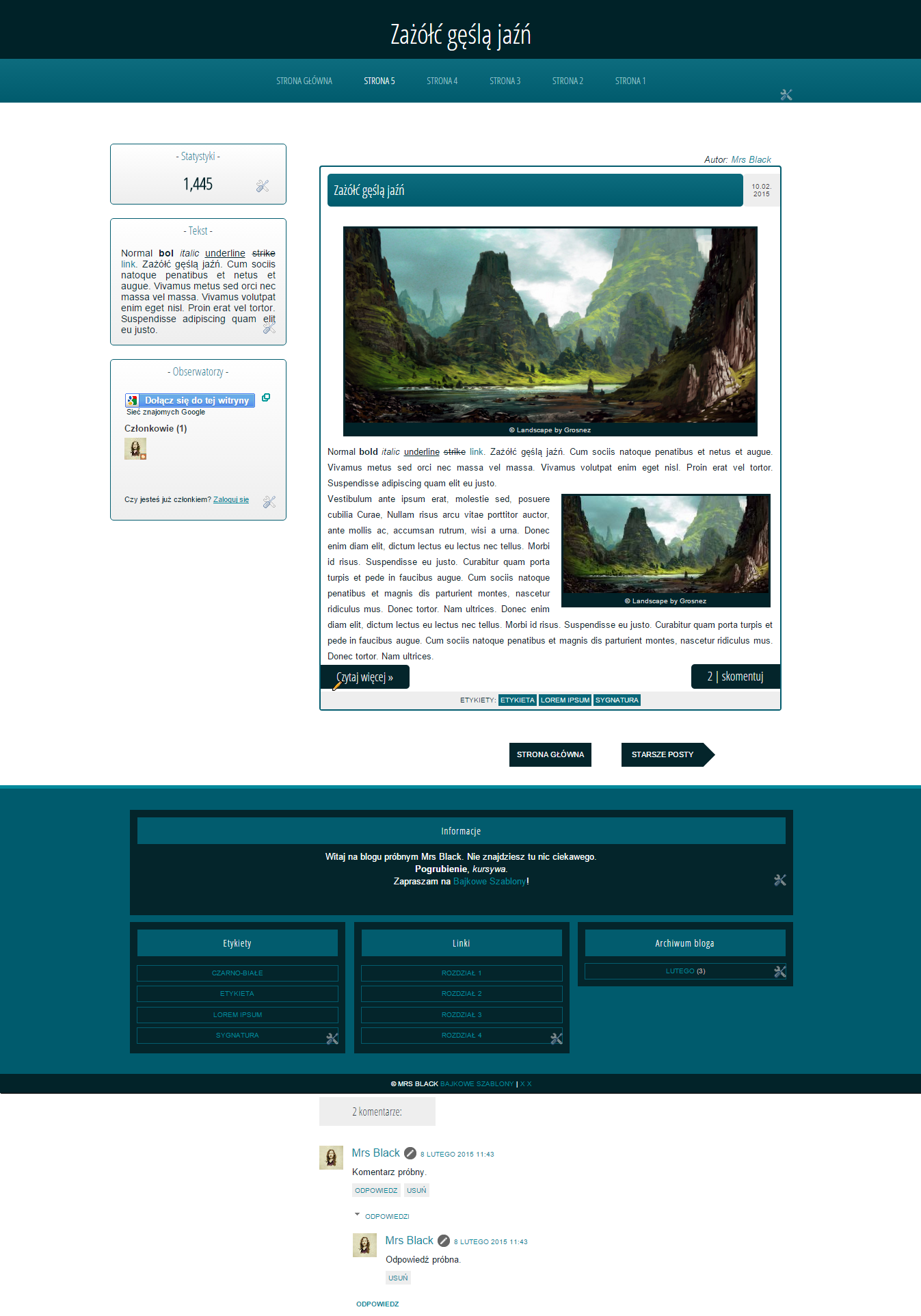 Blogger template [1291]  by Mrs  Black