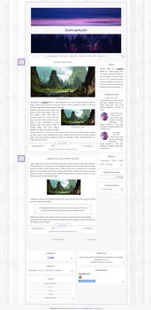 Free blogger template [1307] Light by Mrs Black