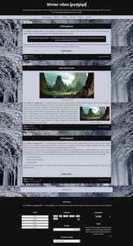 [1312] Winter vibes by Mrs Black, Wioska Szablon