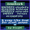 [Bitmap font] Lunaboy v1