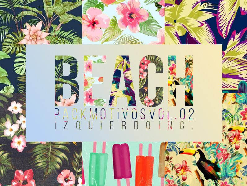 BEACH Pack Motivos Vol. 02