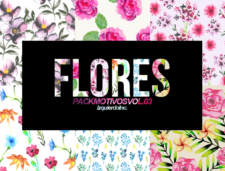 Flores Pack Motivos Vol. 03