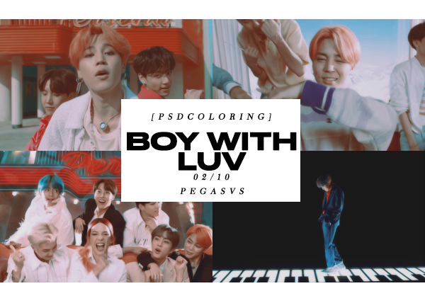 psd coloring : boy with luv by xPEGASVS on DeviantArt