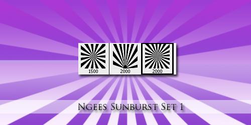 Ngee Sunburst brushes