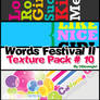 Words Festival II Pack10