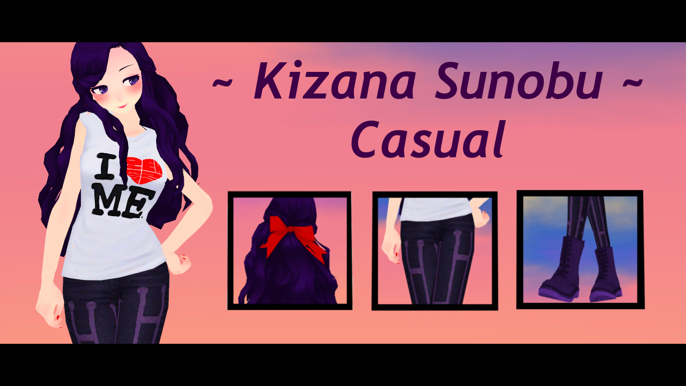 [MMD Yandere Simulator] Kizana Sunobu Casual - DL