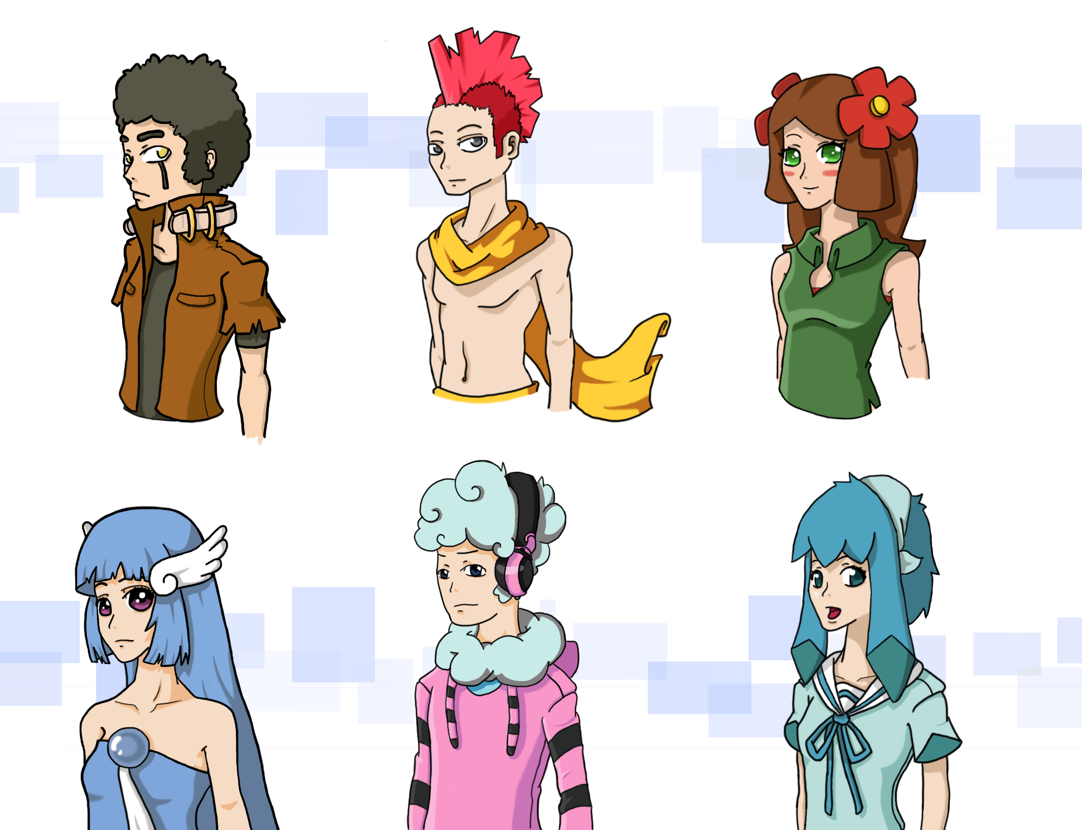 Pokemon Gijinkas by MasterAssailant-A on DeviantArt