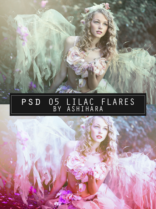 PSD 05 (Lilac Flares) by Ashihara