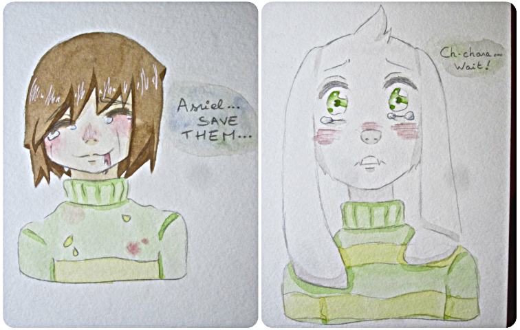 Chara and Asriel.. ~