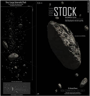 Very Large Asteroids Pack