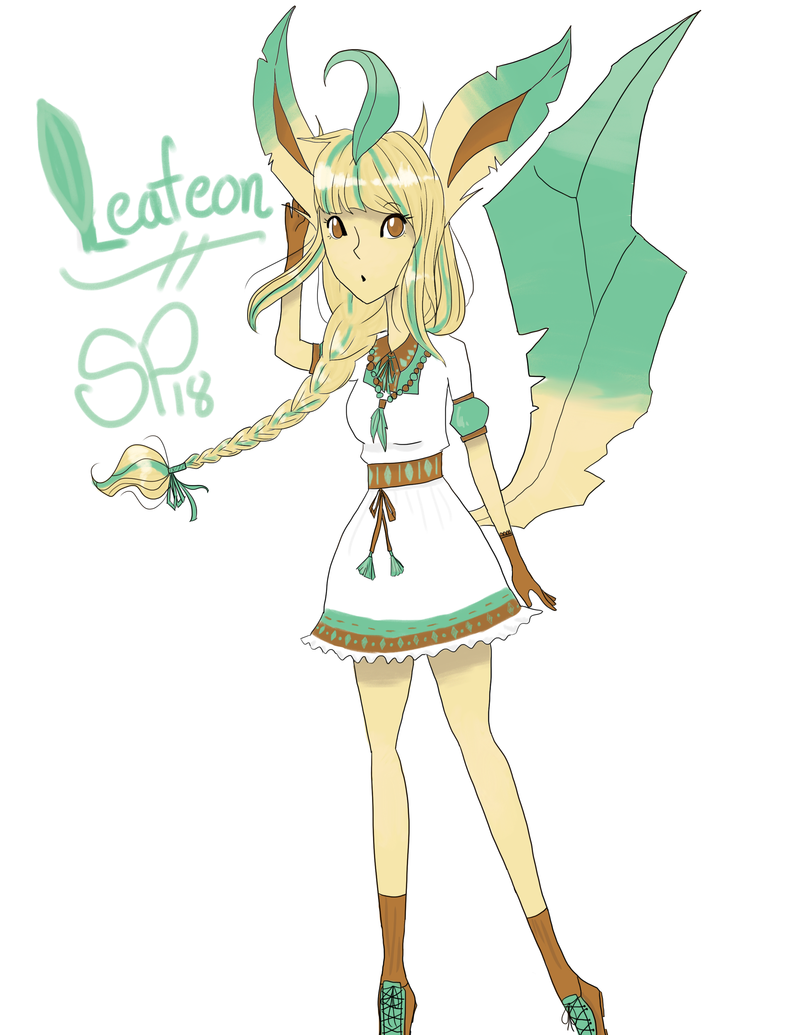 Leafeon by sofii-a on DeviantArt