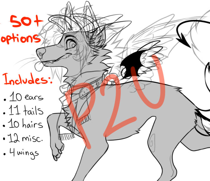 Ultimate P2U dog base (sai and photoshop) by Leafcrowns on DeviantArt