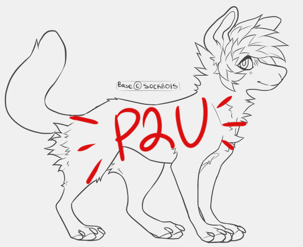 P2U canine base by Leafcrowns on DeviantArt
