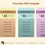 Pricing Table psd Tamplate