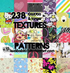 238 textures and patterns by lexiibabii01