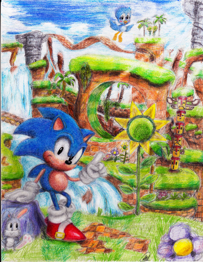 to Green Hill Zone by poppin7581 on DeviantArt