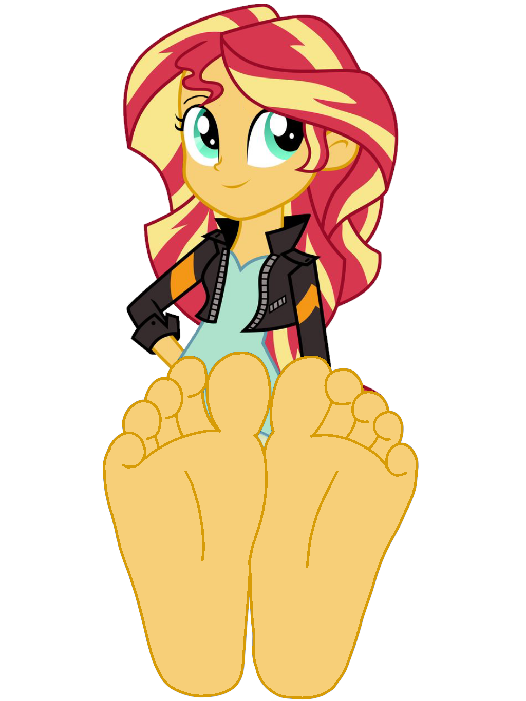 Sunset Shimmer Feet (V4) by shadowULFart1 on DeviantArt
