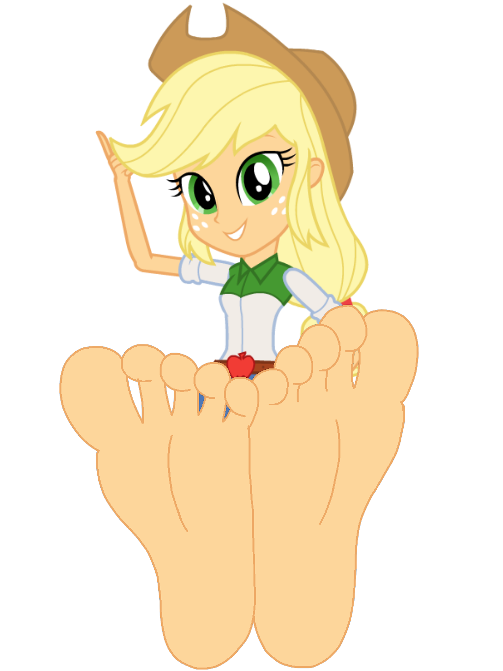 Applejack Feet by shadowULFart1 on DeviantArt