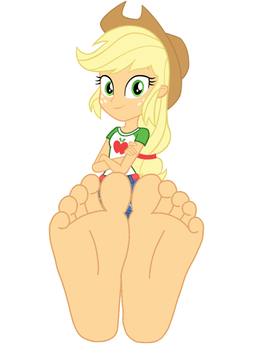 Applejack feet (V3) by shadowULFart1 on DeviantArt